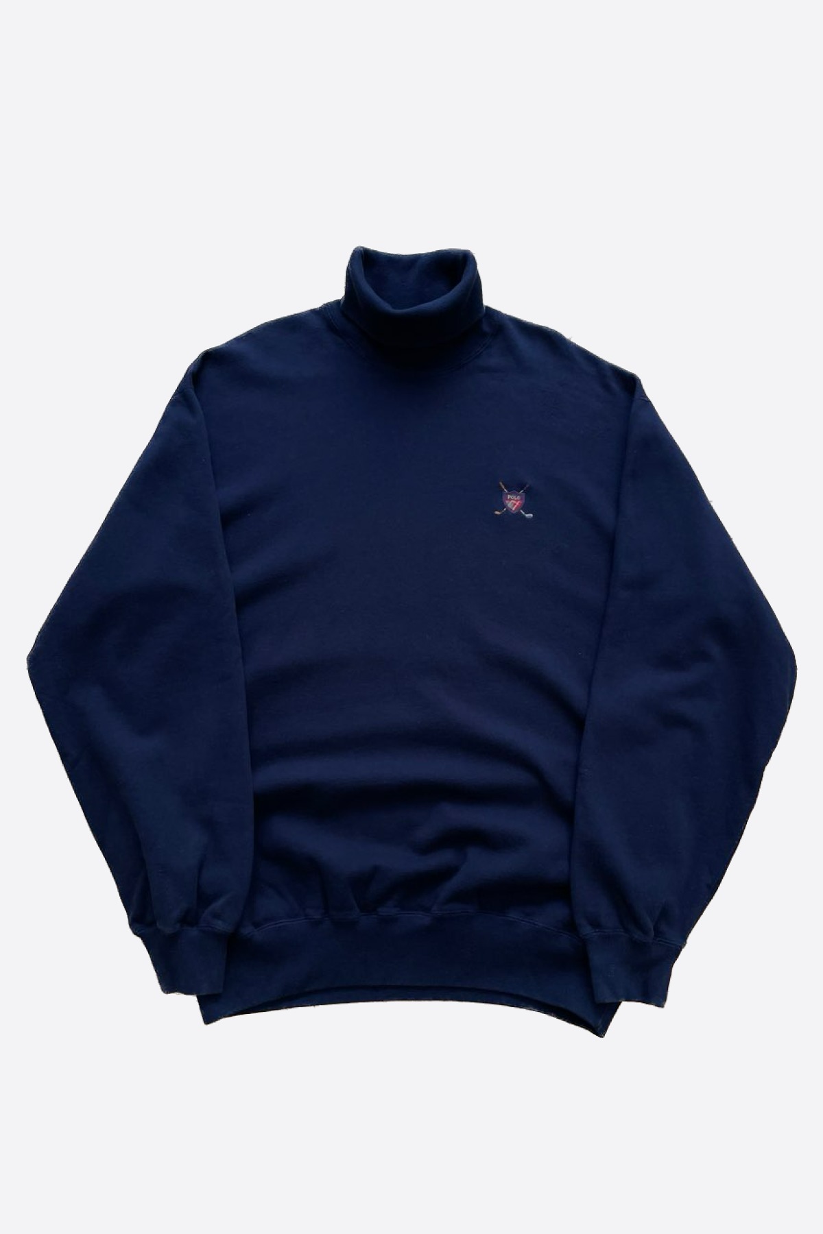 Polo Ralph Lauren Shield Logo Turtleneck Sweatshirt (110size) - With Homie 위드호미