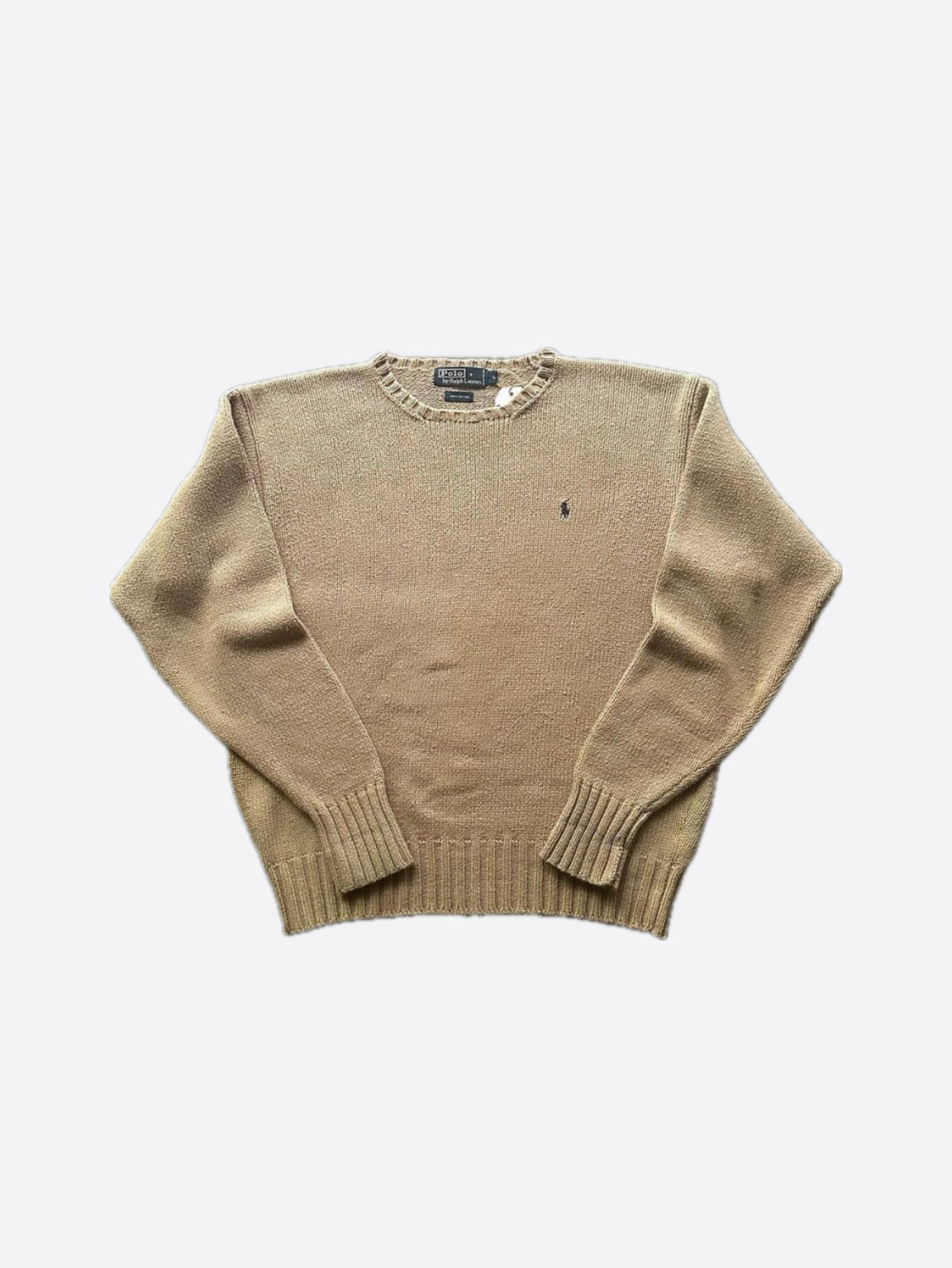 Polo Ralph Lauren Beige Heavy Cotton Sweater (105size) - With Homie 위드호미