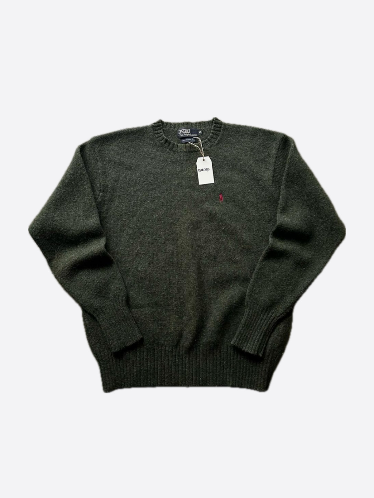 Polo Ralph Lauren Olive Shetland Wool Sweater (105size) - With Homie 위드호미