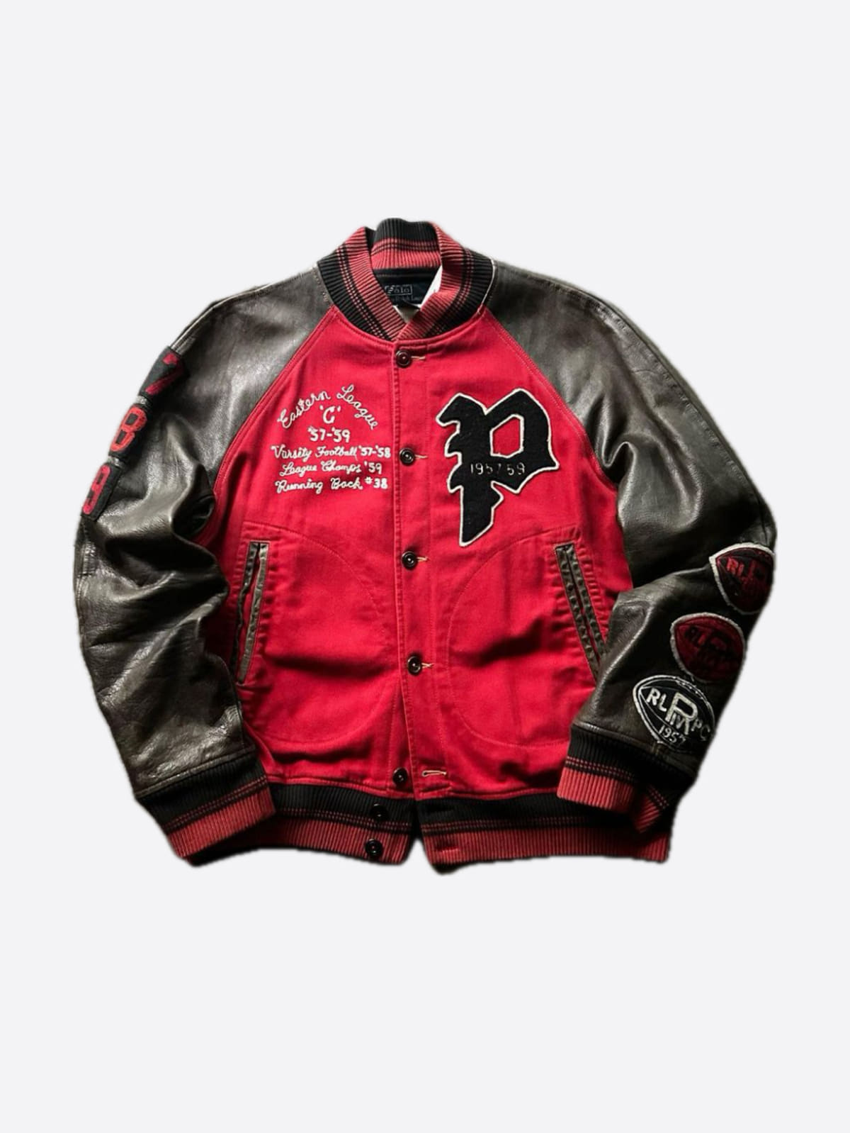 Polo Ralph Lauren Letterman Varisty Jacket (XL size) - With Homie 위드호미