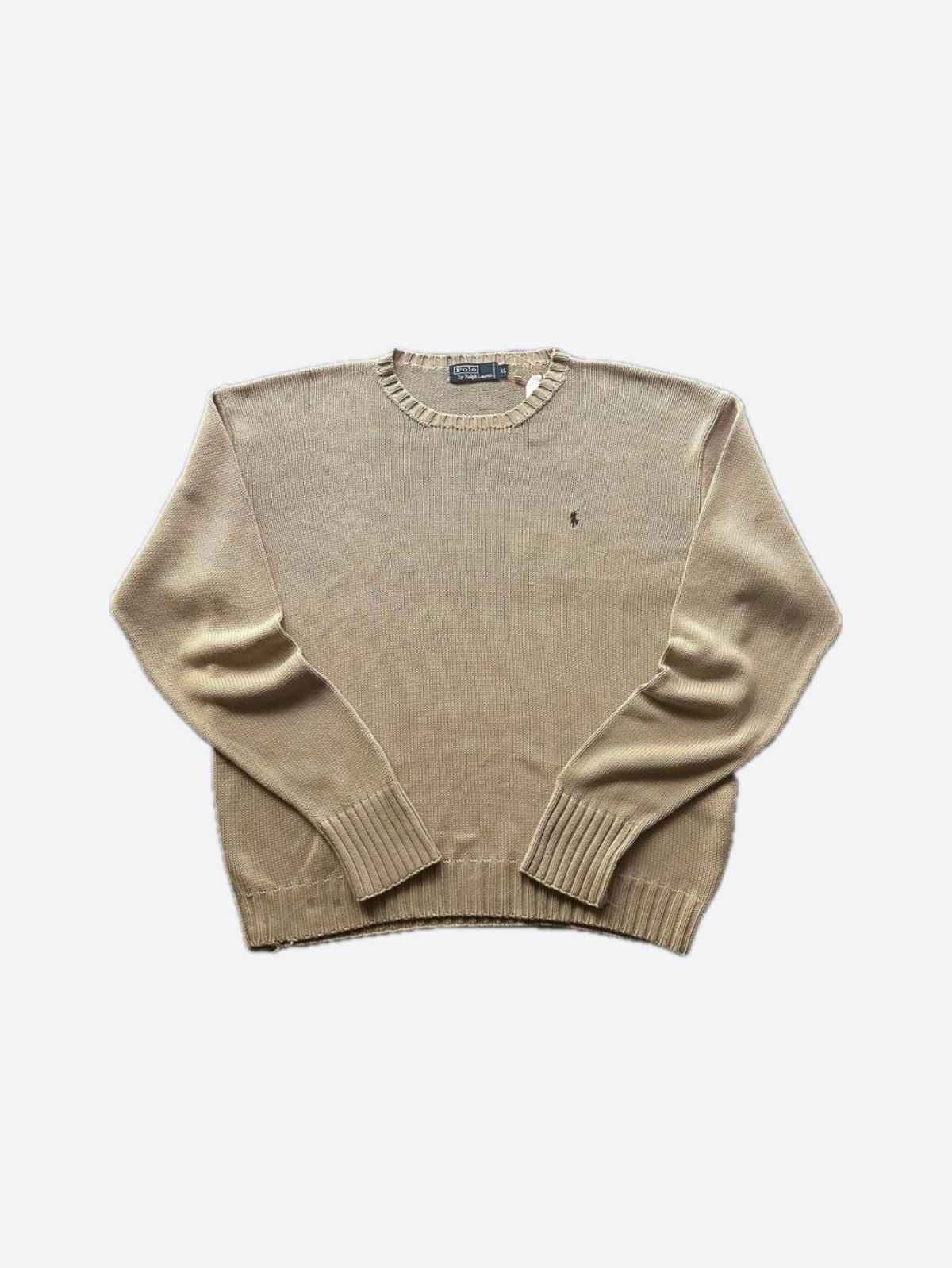Polo Ralph Lauren Light Beige Heavy Cotton Sweater (110size) - With Homie 위드호미