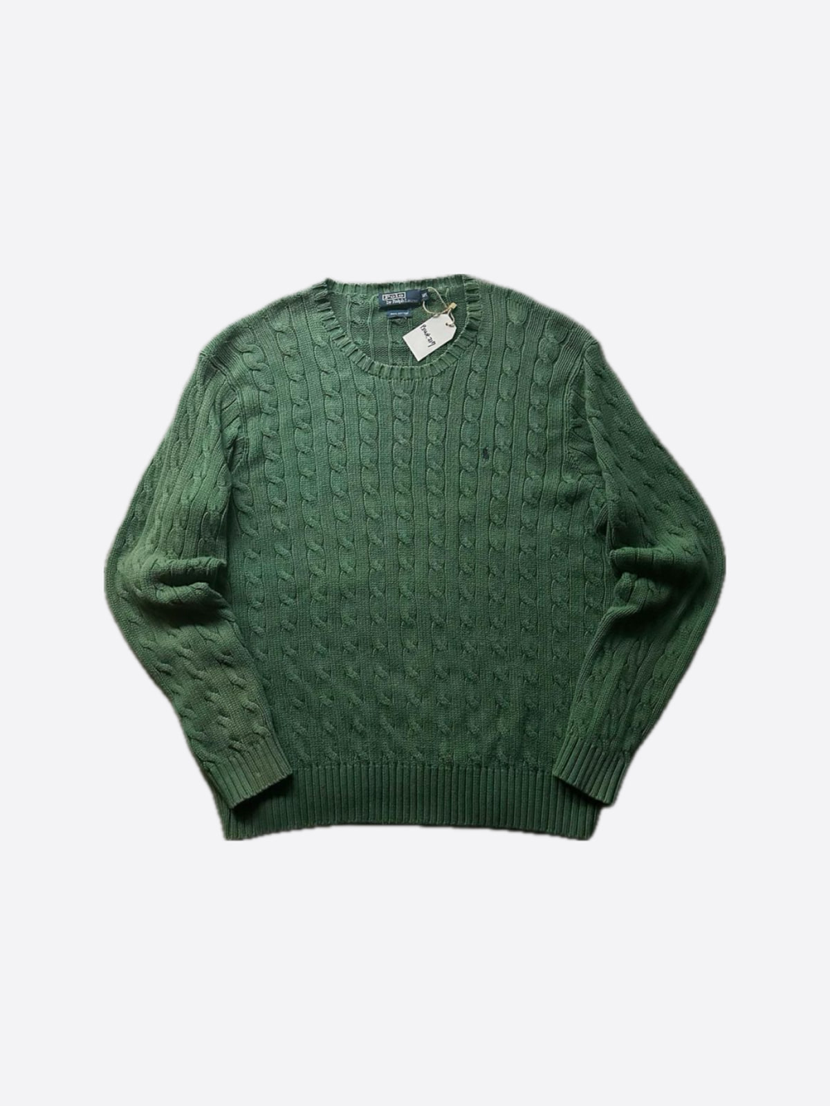Polo Ralph Lauren Pastel Green Cotton Cable Sweater (110size) - With Homie 위드호미