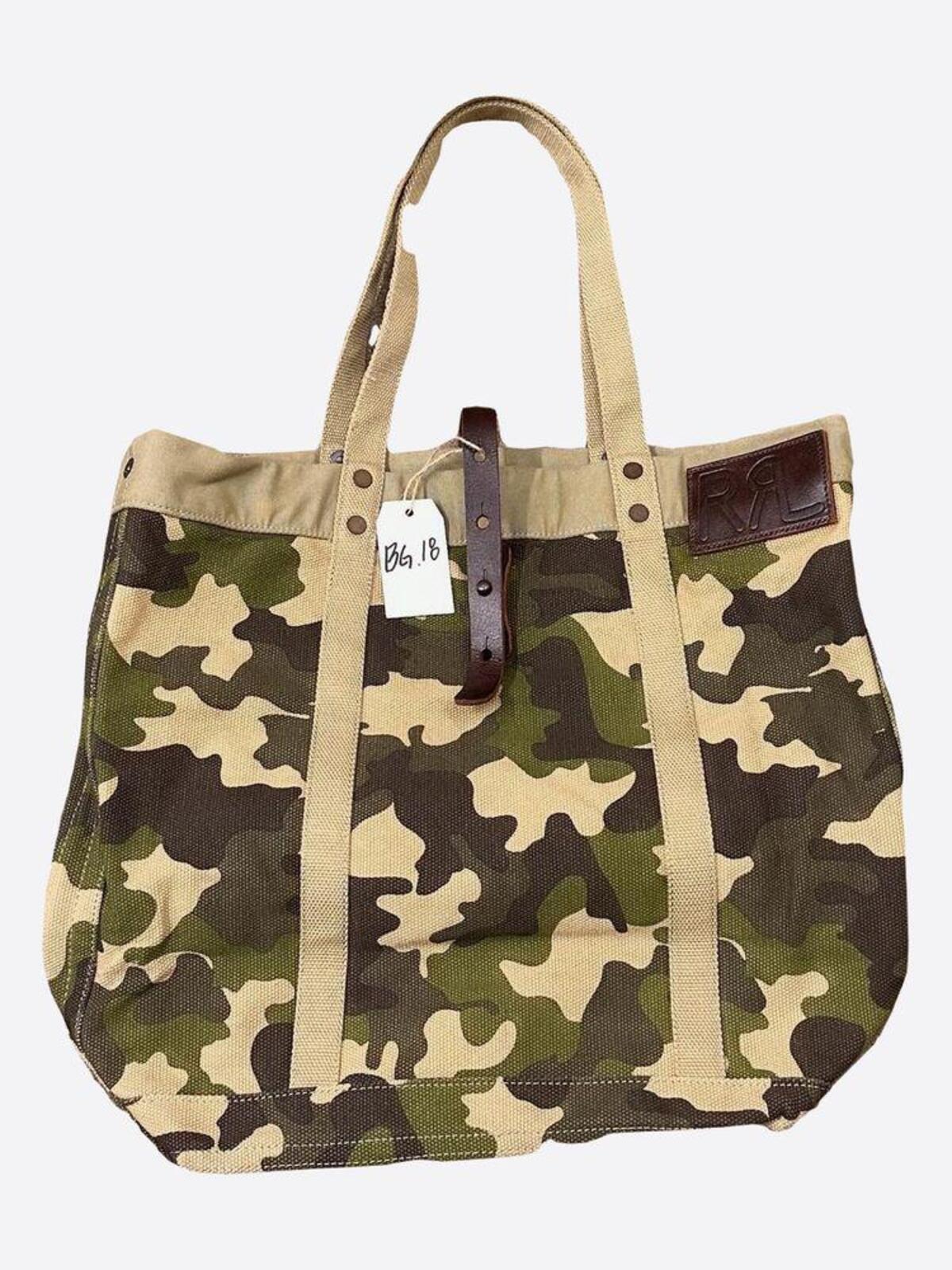 Camoflage Canvas Tote Bag - With Homie 위드호미