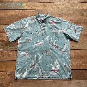 1990&#039;s Reyn Spooner Hawaiian Pullover Shirt (105size) - With Homie 위드호미