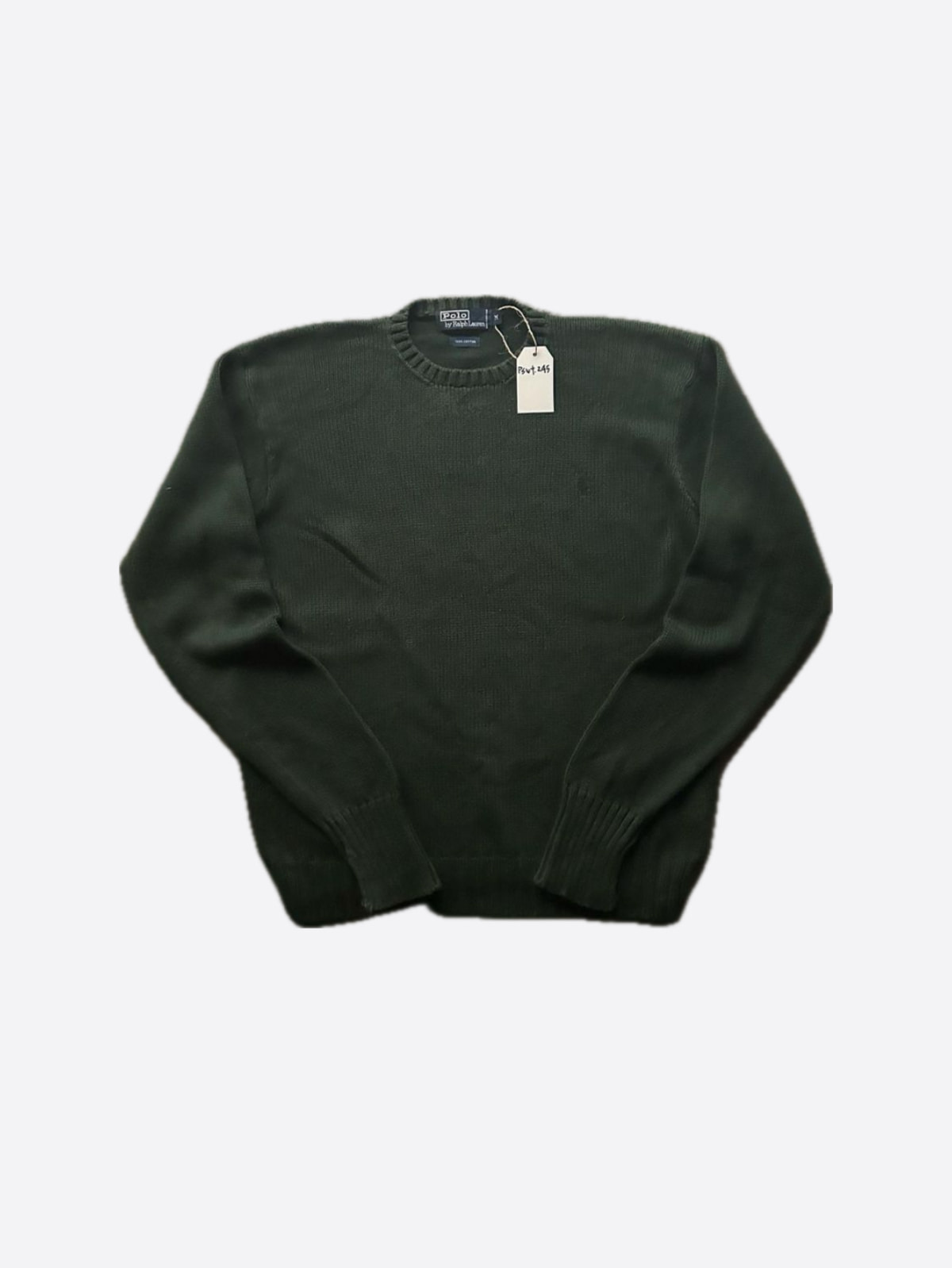 Polo Ralph Lauren Dark Green Heavy Cotton Sweater (105size) - With Homie 위드호미
