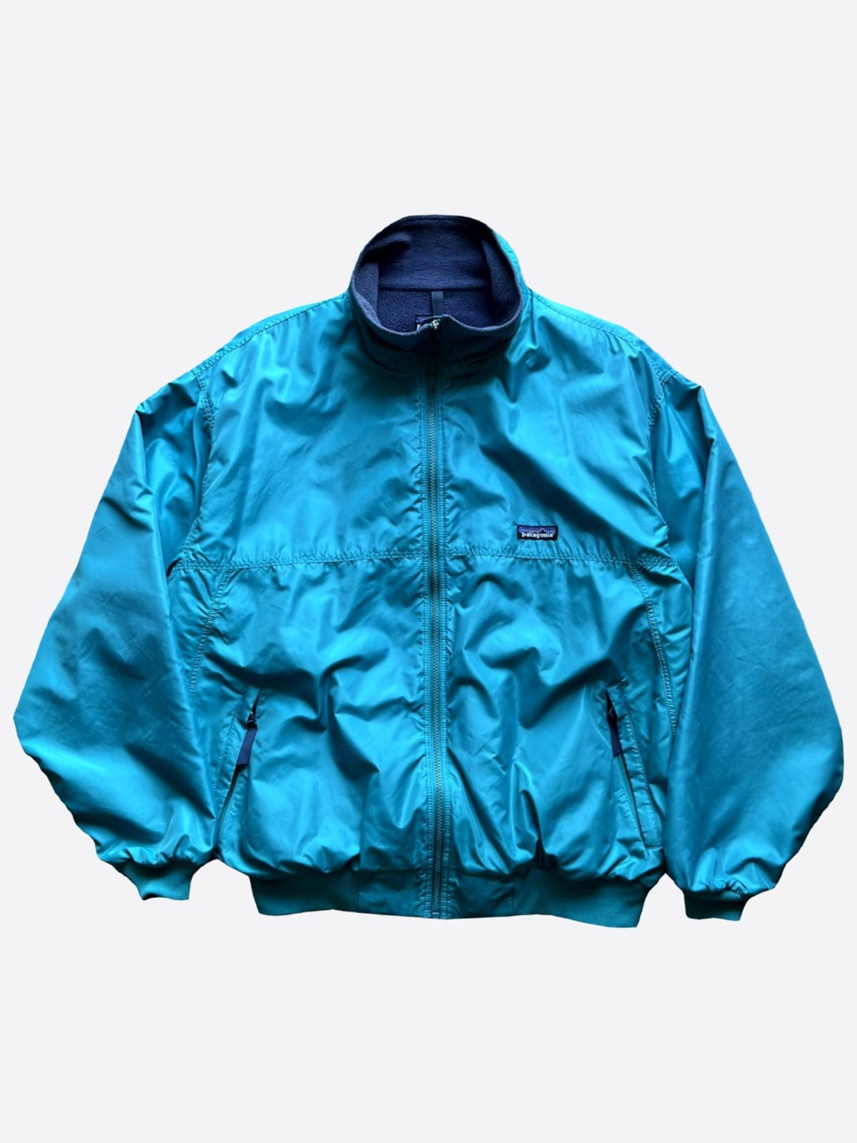 90s LIGHT BOMBER JACKET TEAL (110) - With Homie 위드호미