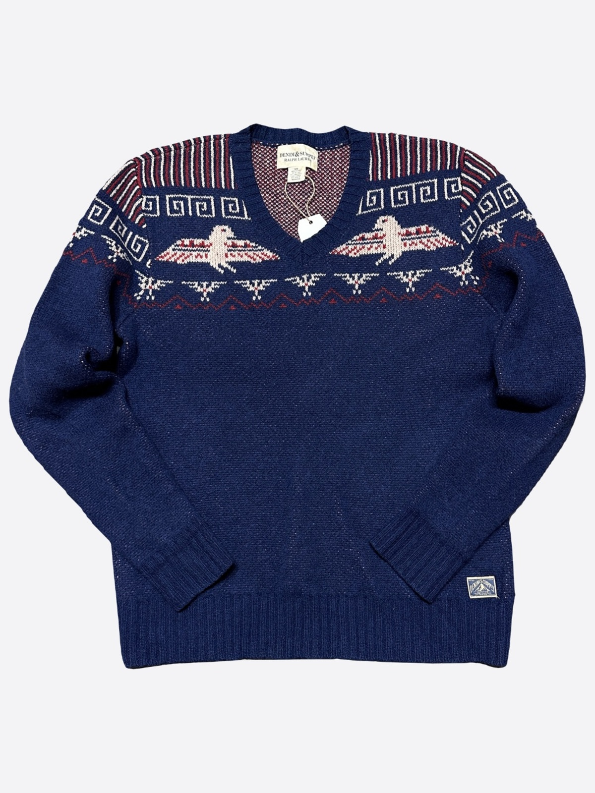 Denim &amp; Supply Thunderbird Pattern Sweater (95size) - With Homie 위드호미
