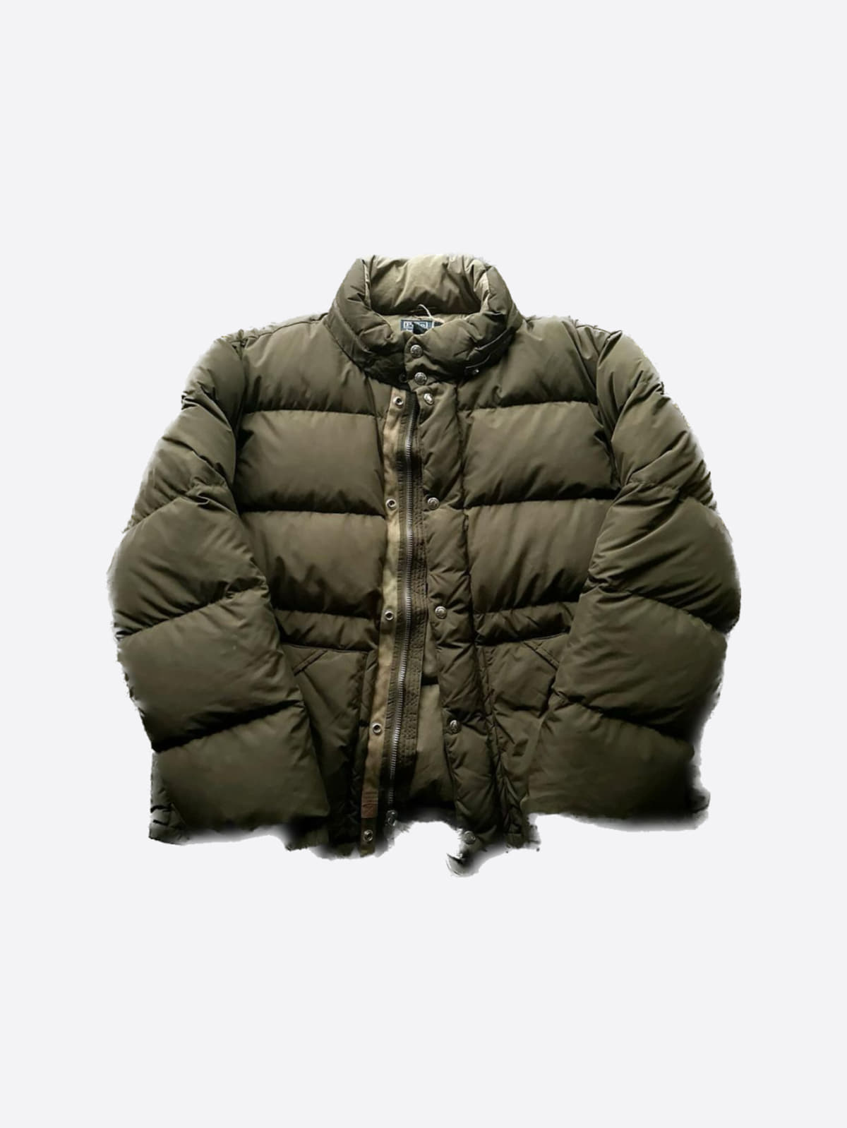 Polo Ralph Lauren Olive Elmwood Down Puffer Jacket (110size) - With Homie 위드호미