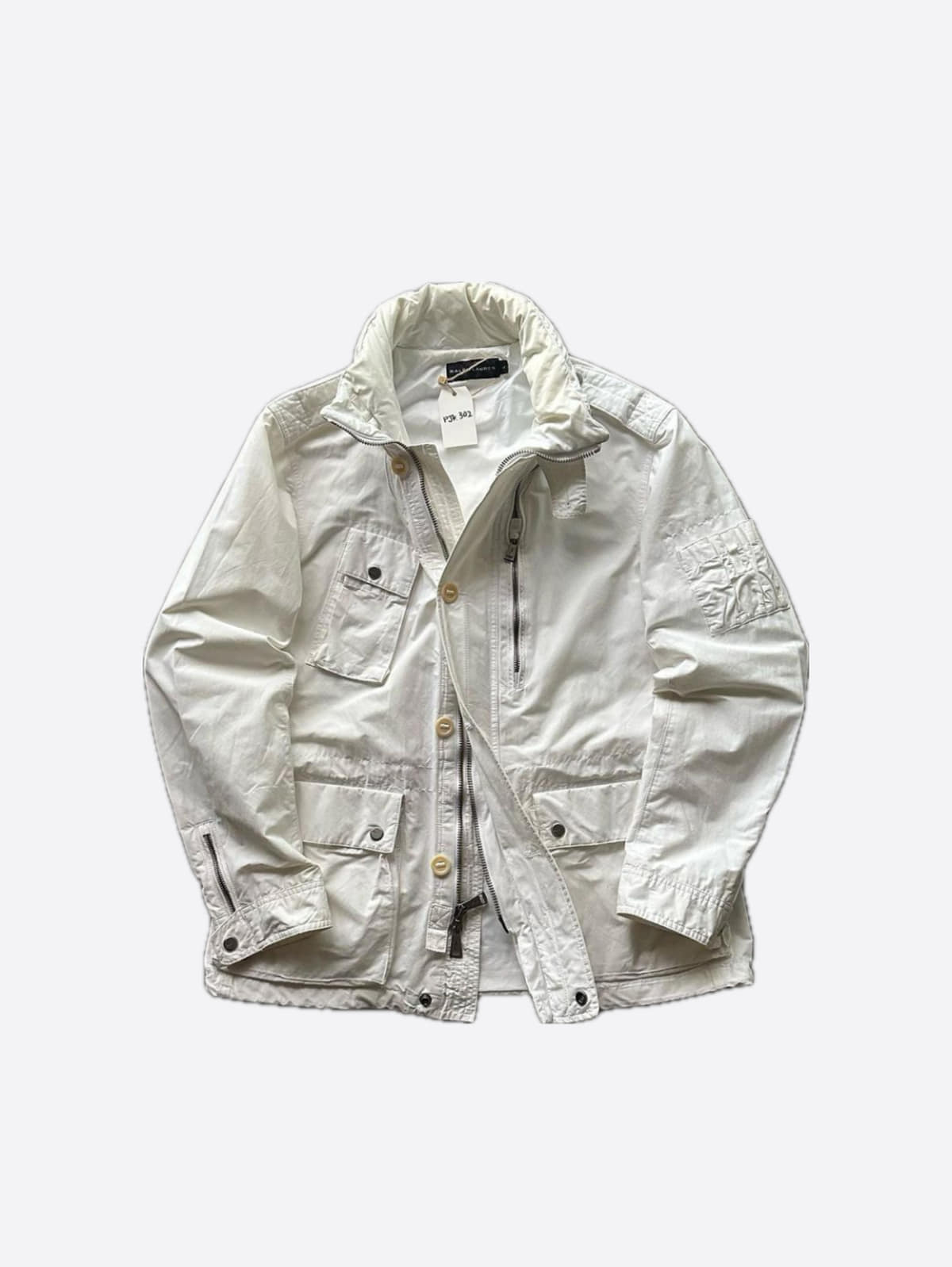 Ralph Lauren Black Label White Utility Hood Jacket (100size) - With Homie 위드호미