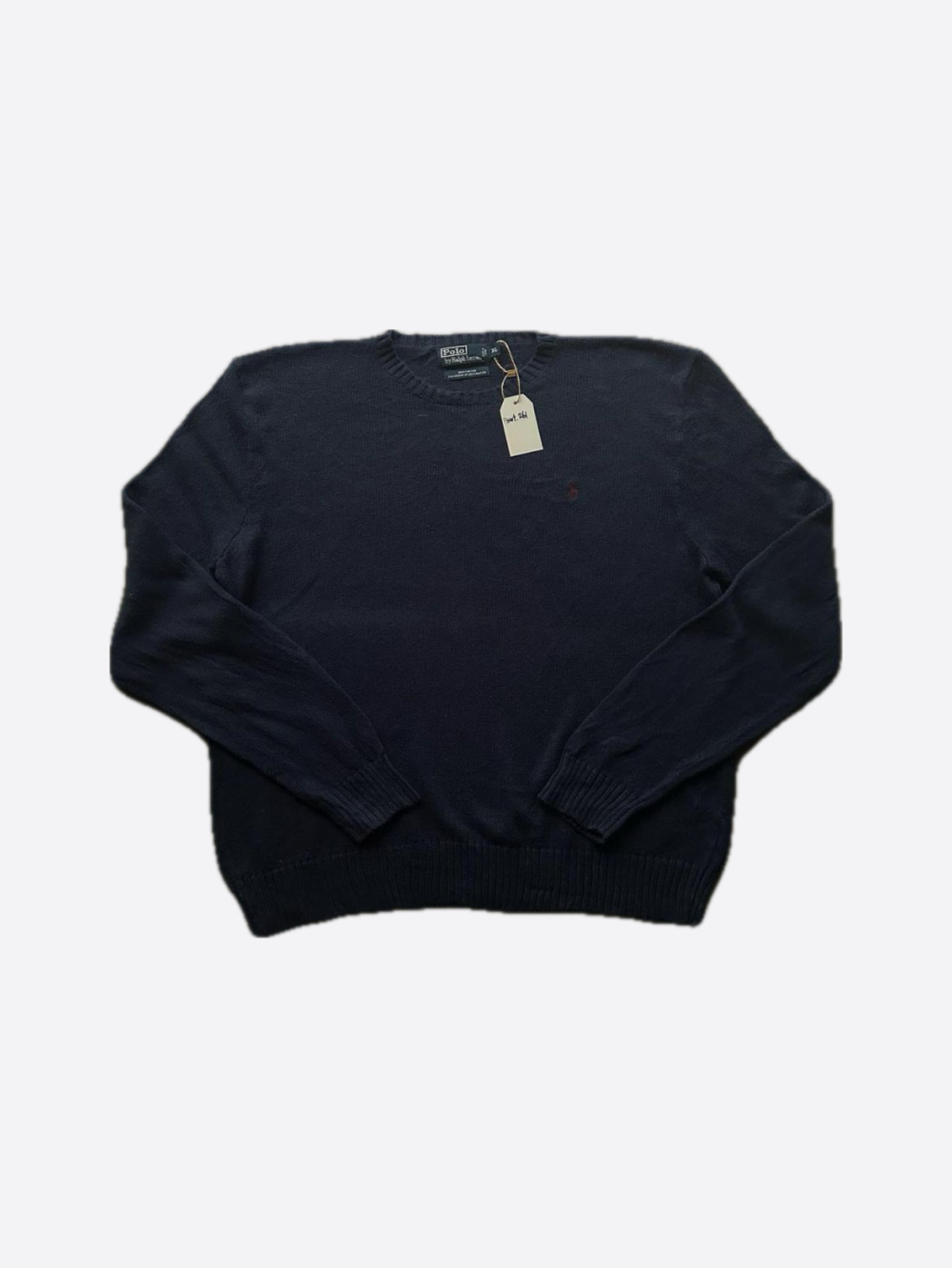 Polo Ralph Lauren Dark Blue Heavy Cotton Sweater (107size) - With Homie 위드호미