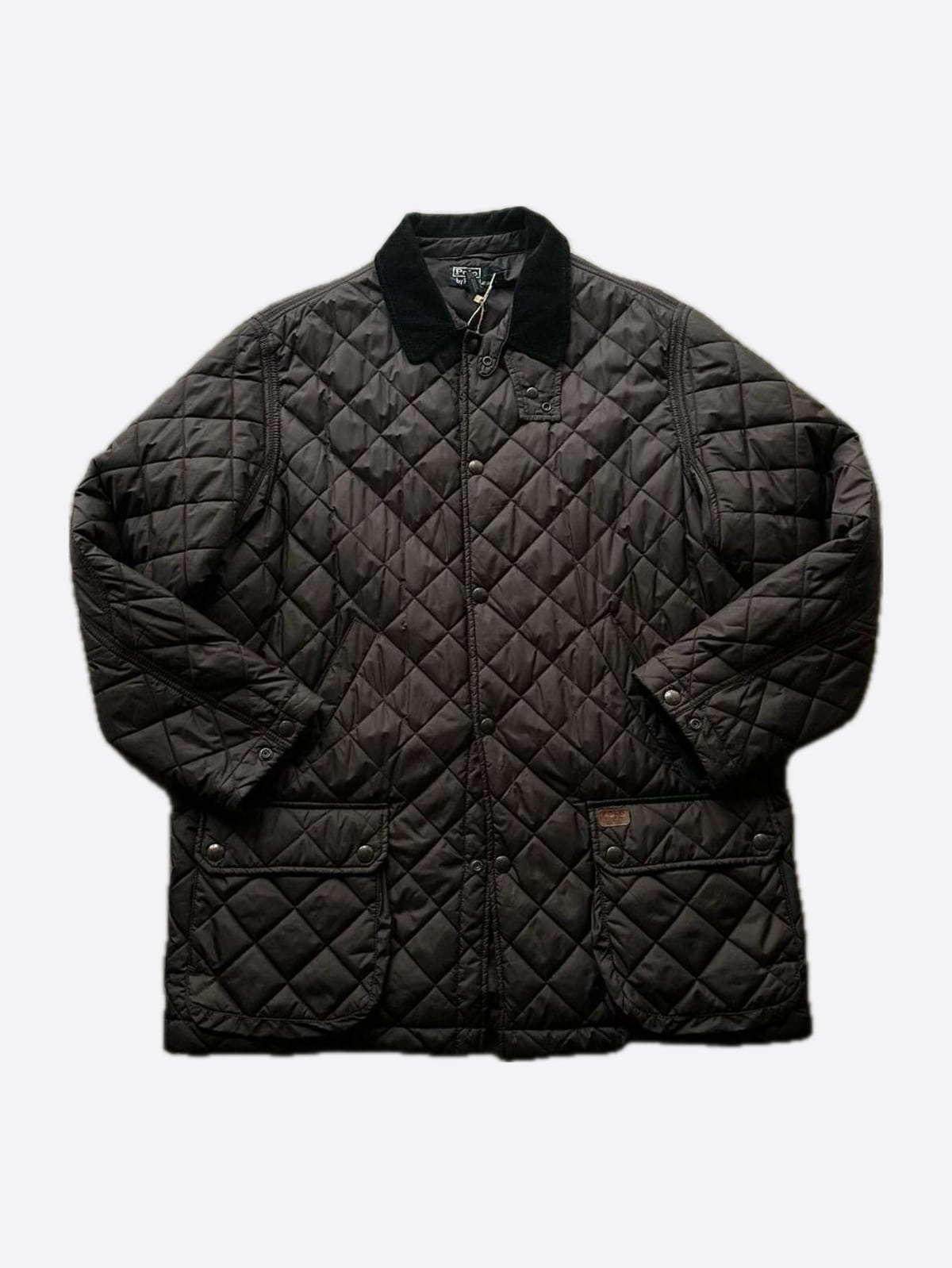 Polo Ralph Lauren Black Quilted Jacket (XL size) - With Homie 위드호미