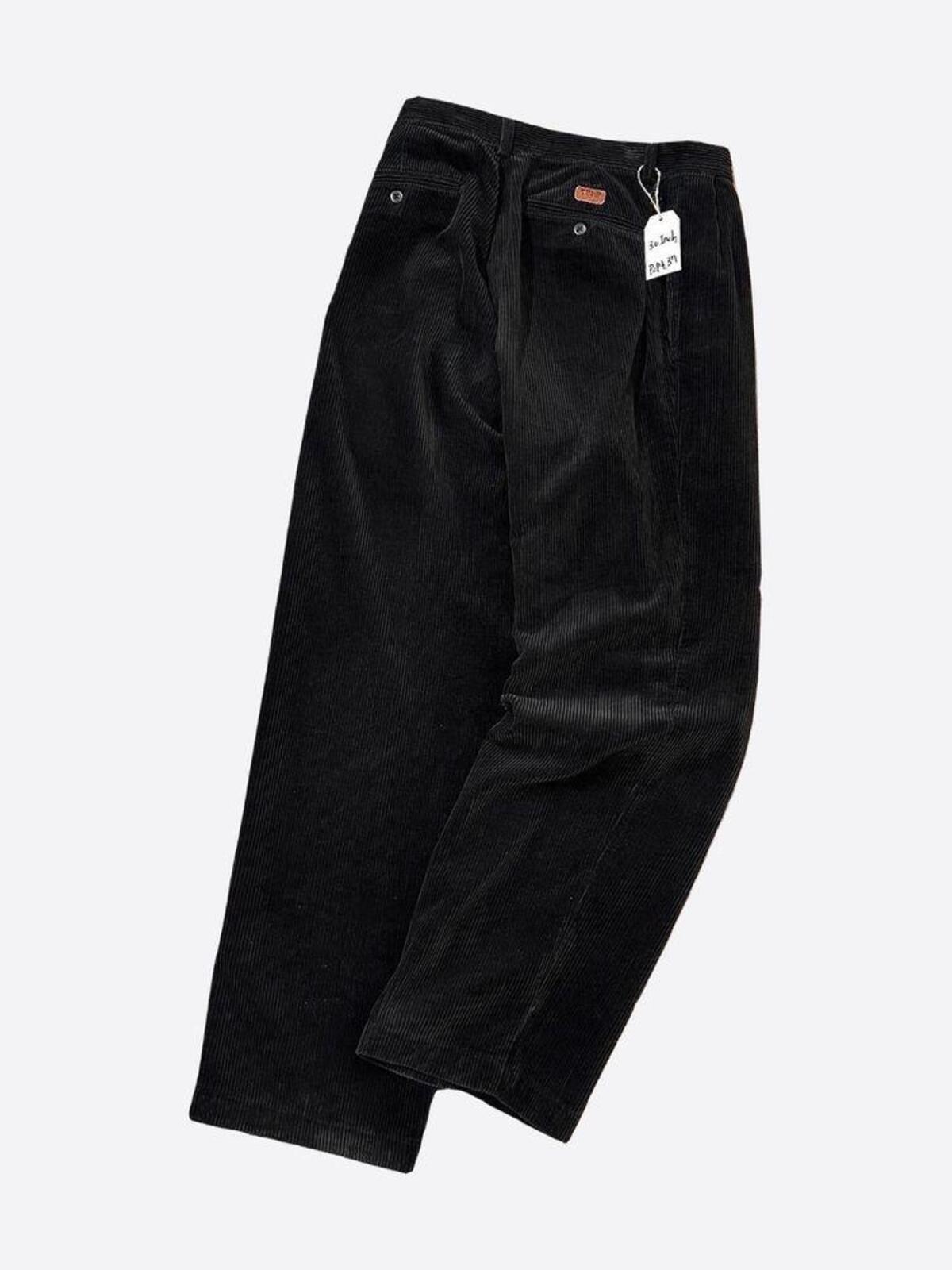 Black Corduroy Trouser (30inch) - With Homie 위드호미