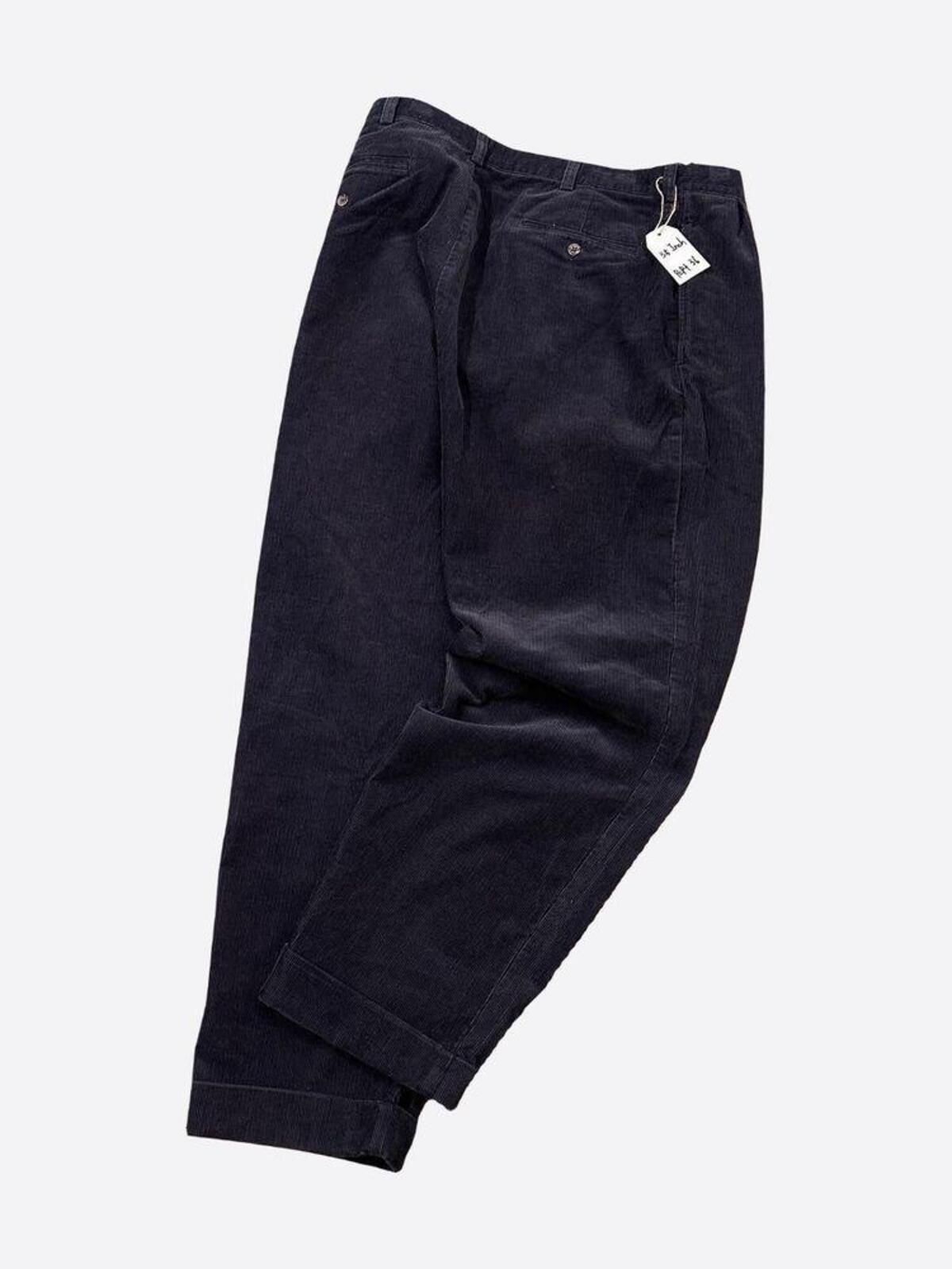 Navy Corduroy Trouser (35inch) - With Homie 위드호미
